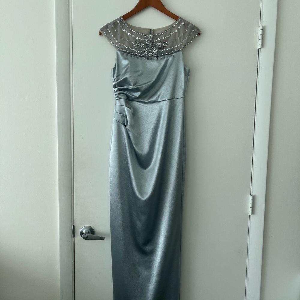 Adrianna Papell Satin Dress - Picture 2 of 8